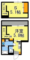 騎射場駅 徒歩7分 1階の物件間取画像